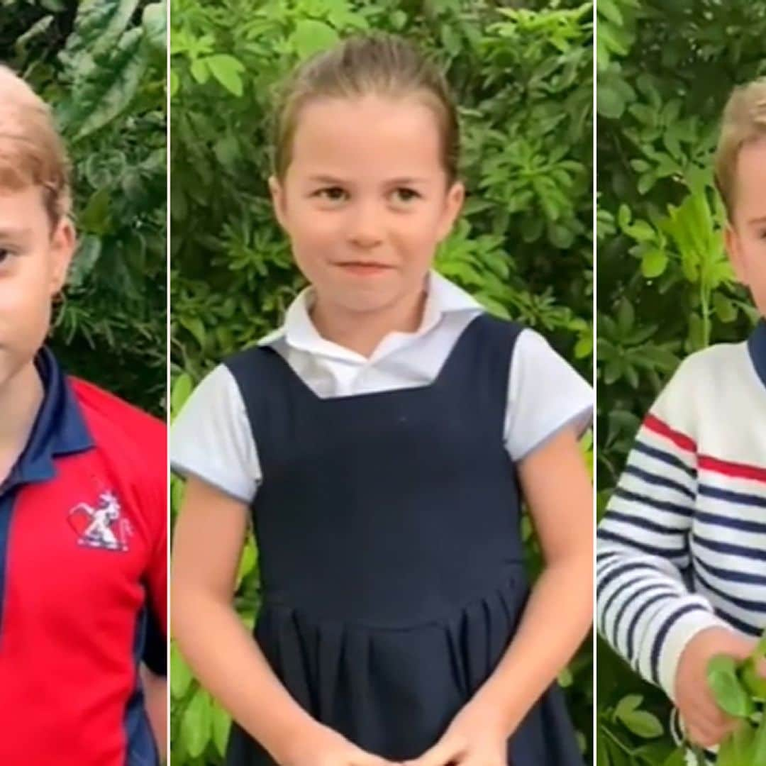 George, Charlotte y Louis de Cambridge hablan por primera vez en público, ¡y tienen grandes preguntas!