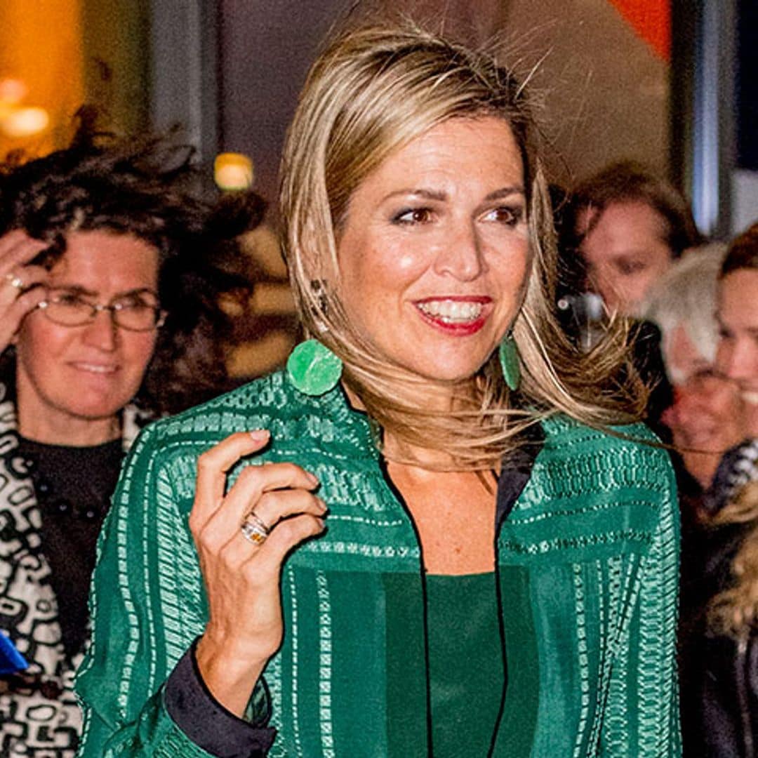 Máxima de Holanda y su original 'look' en la entrega de los premios LOEY, celebrada en Ámsterdam