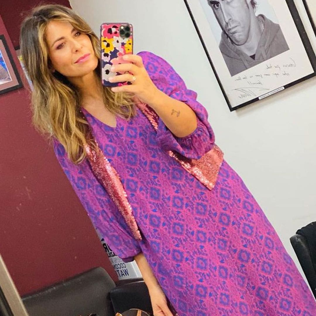 Vestido bohemio y mucho 'brilli brilli': Nuria Roca arriesga y gana