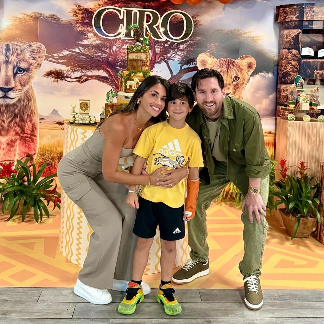 Antonela Roccuzzo revela detalles del cumpleaños de Ciro, 'el bebé' de la familia Messi