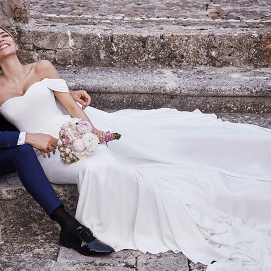 Dos vestidos en uno, la elección nupcial de Rosanna Zanetti