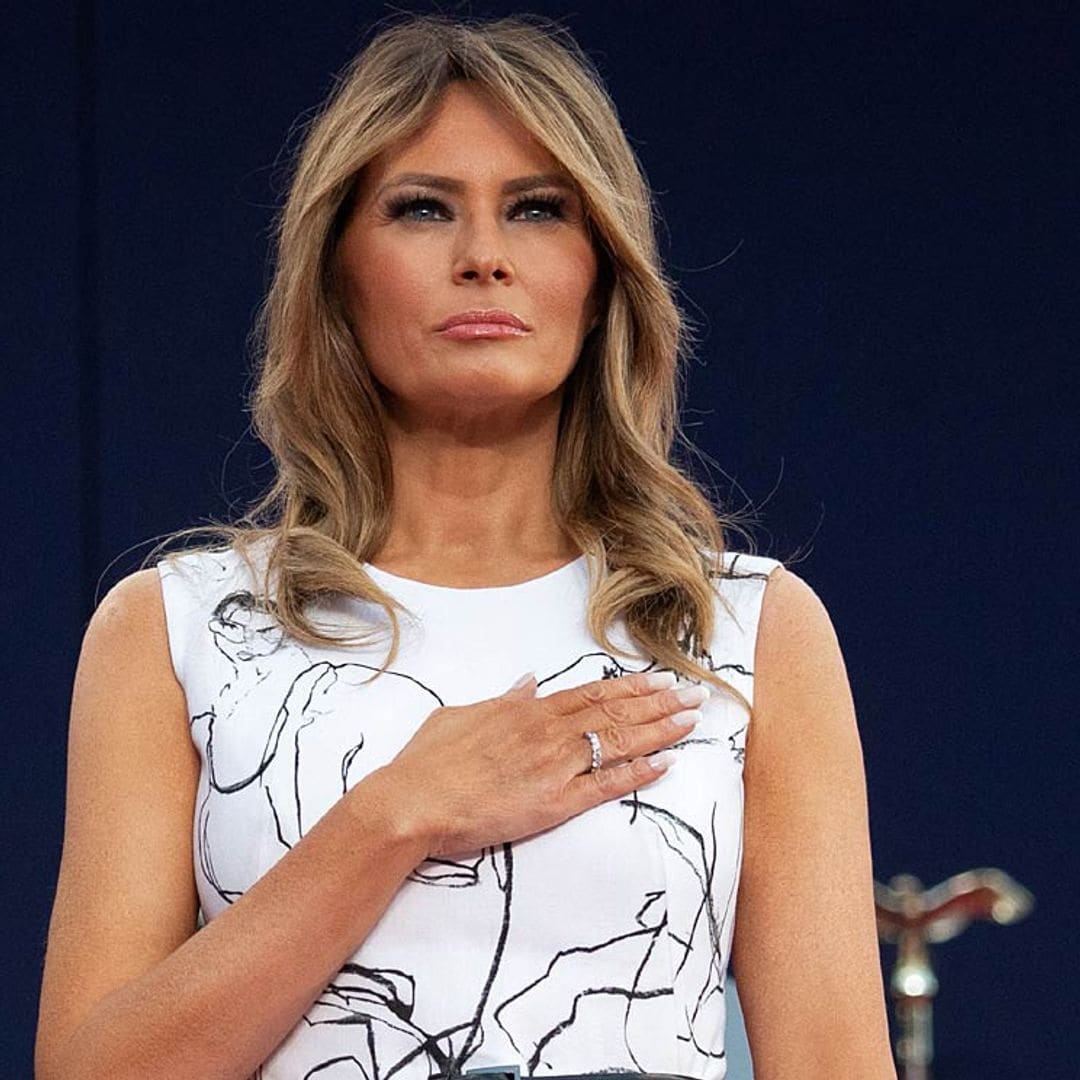 ¿Por qué ha sido tan comentado el último vestido de Melania Trump?