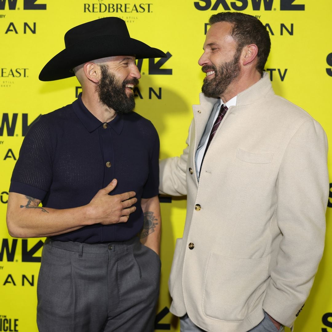 Jon Bernthal, Ben Affleck at the "The Accountant 2" Premiere during the SXSW Conference & Festivals at the Paramount Theatre on March 8, 2025 in Austin, Texas