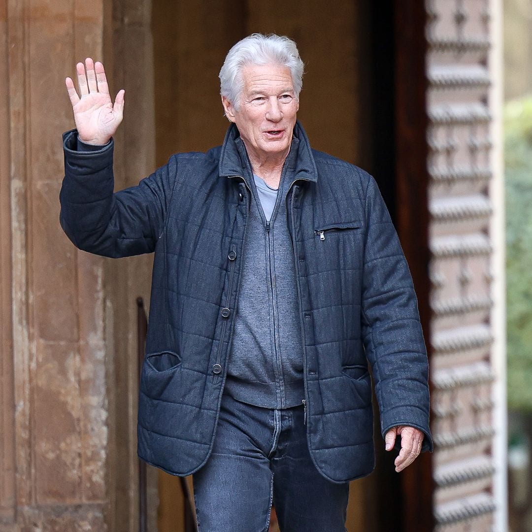 Richard Gere vuelve a La Alhambra, esta vez con Alejandra, y revive la magia que le enamoró hace cuatro décadas