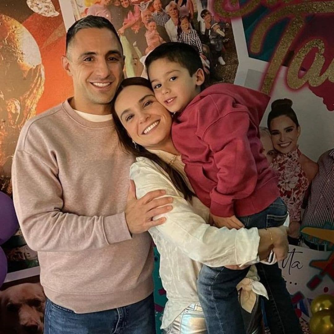 La familia de Tania Rincón le preparó una especial sorpresa ante su partida a Qatar