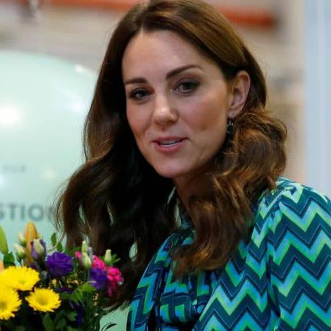 Kate Middleton y el 'chevron print', un estampado que causó furor en los 70