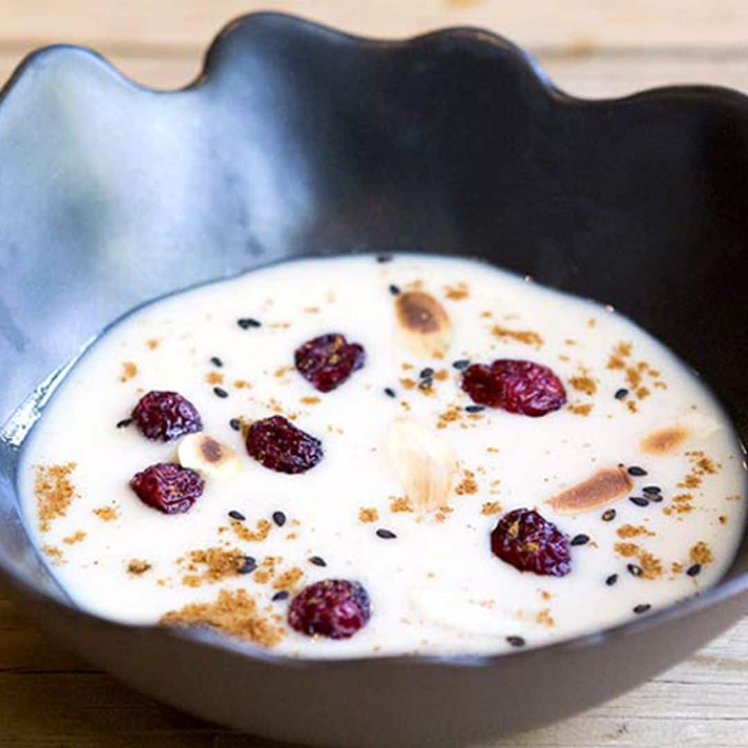 'Porrigde' de avena y cardamomo