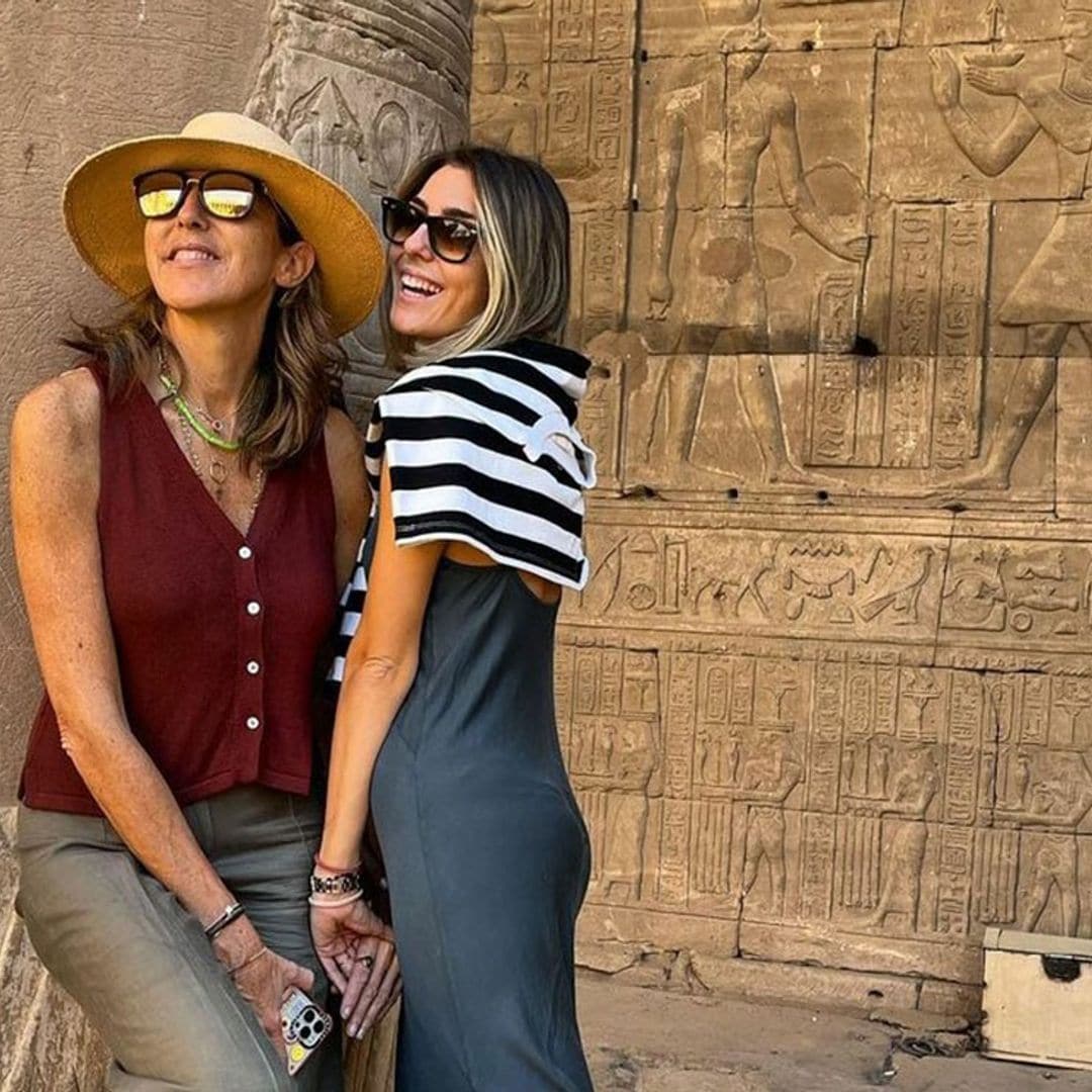 Las imágenes más impresionantes de Paz Padilla y su hija Anna Ferrer en su viaje a Egipto