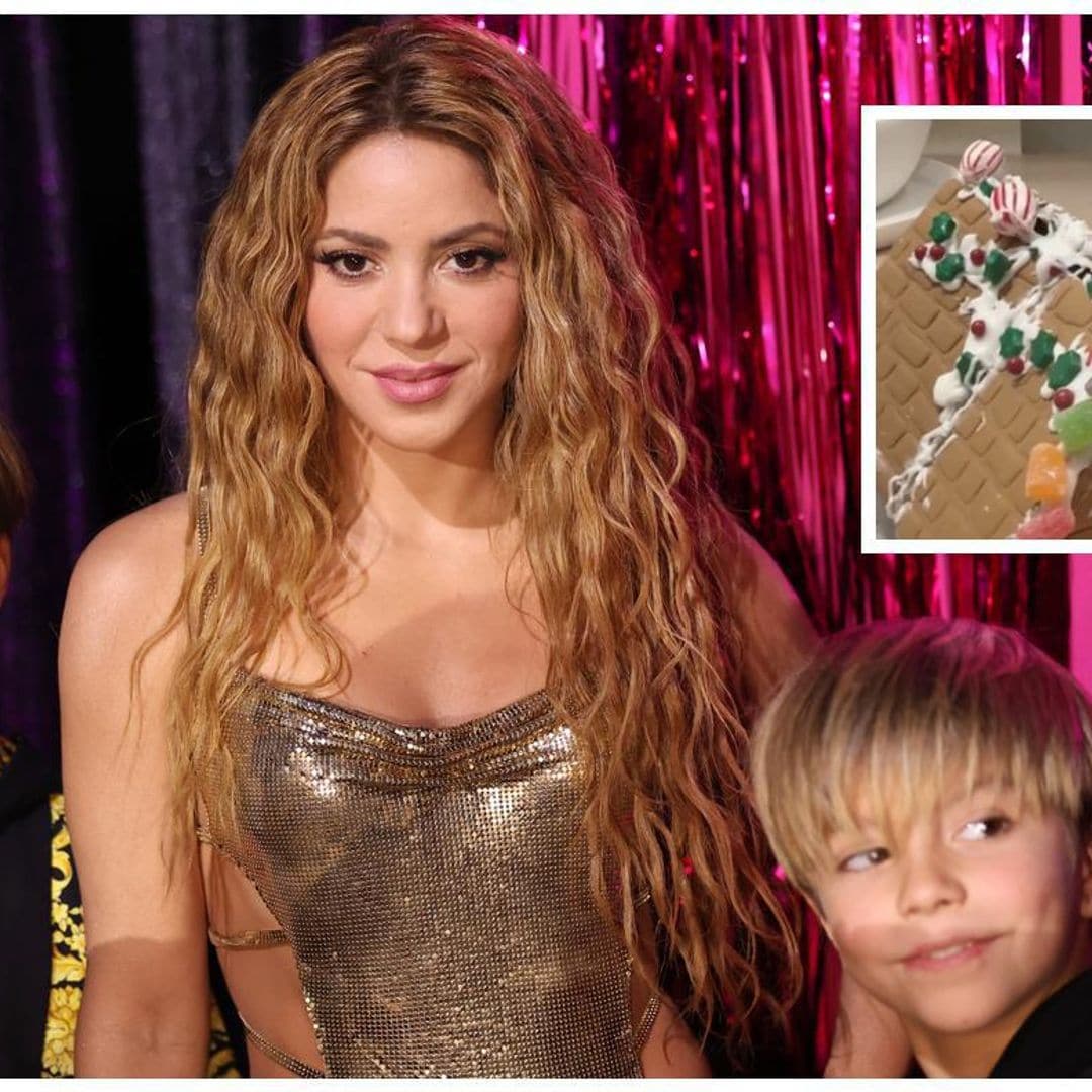 Entre risas, Shakira se mofa de su creación: ‘la peor casa de jengibre’
