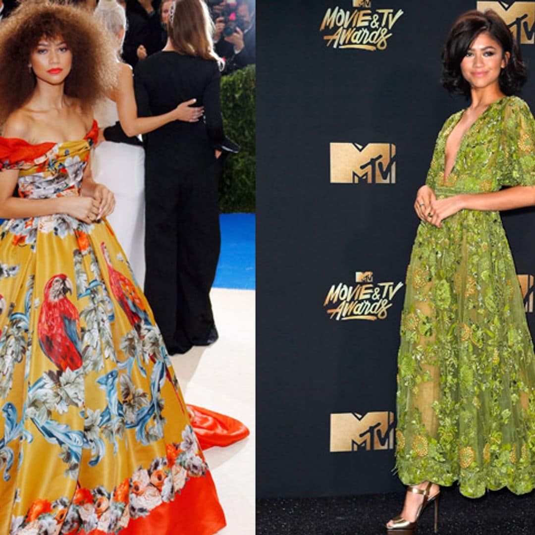 Una estrella en ascenso: Zendaya en 10 'looks' de alfombra roja