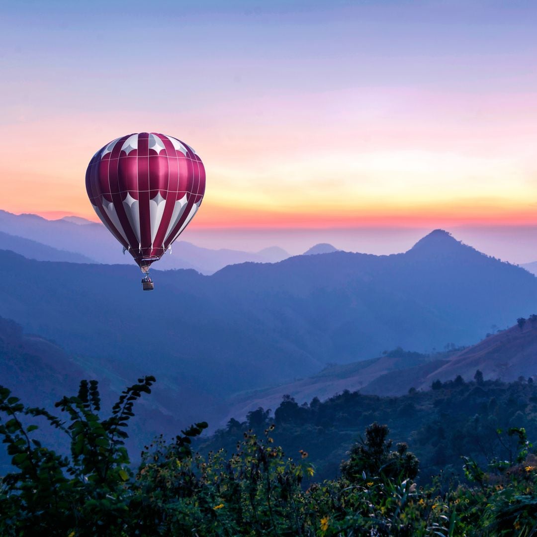 Vuelo en globo aerostático sobre la sierra