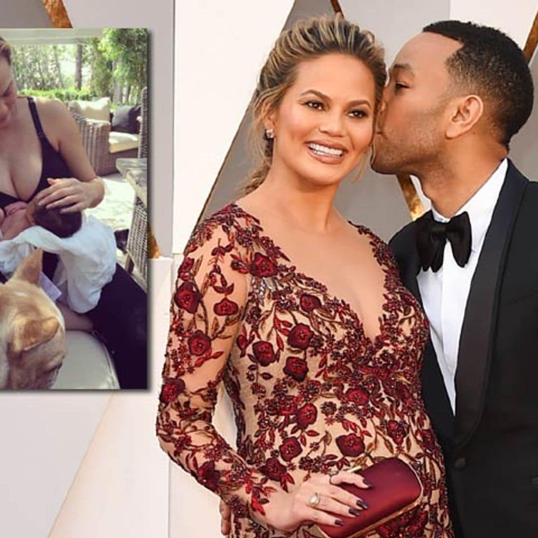 Chrissy Teigen muestra la primera fotografía de su bebé: ¡presentación oficial!