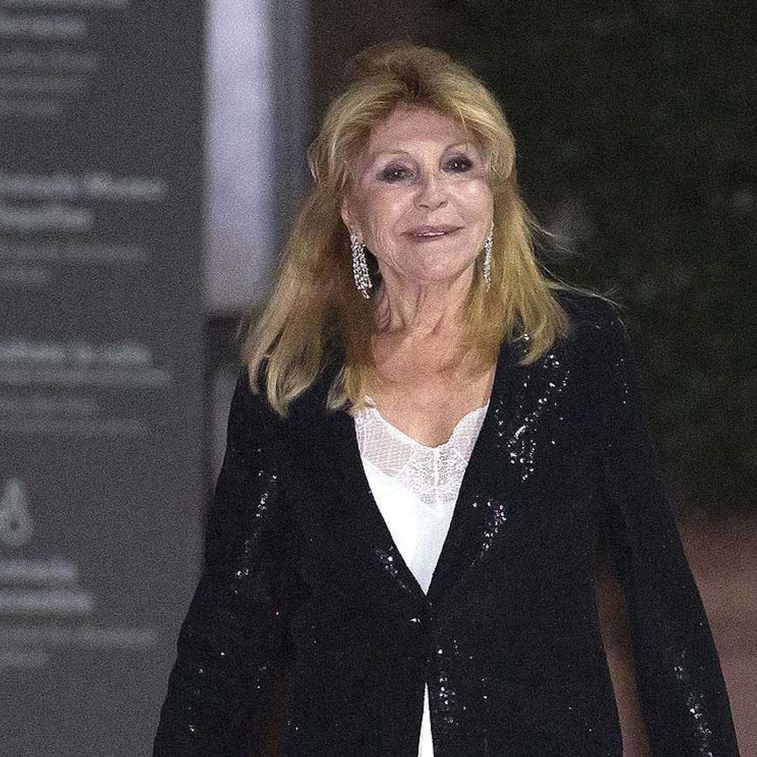 La baronesa Thyssen desmiente cualquier distanciamiento con su hijo Borja y cuenta cómo están sus nietos