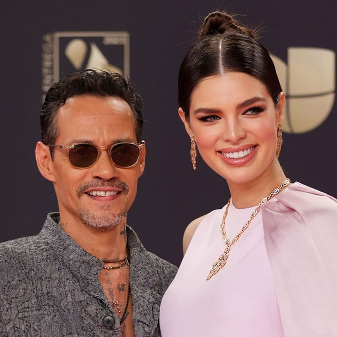 Marc Anthony y Nadia Ferreira presumen su baby bump en el momento más especial de Premio Lo Nuestro