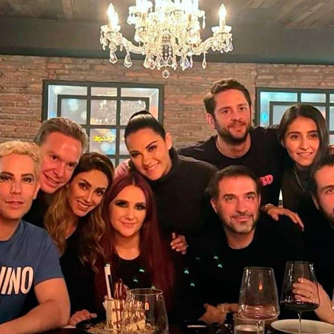 A unos días del fin de la gira, los RBD celebran el éxito en familia