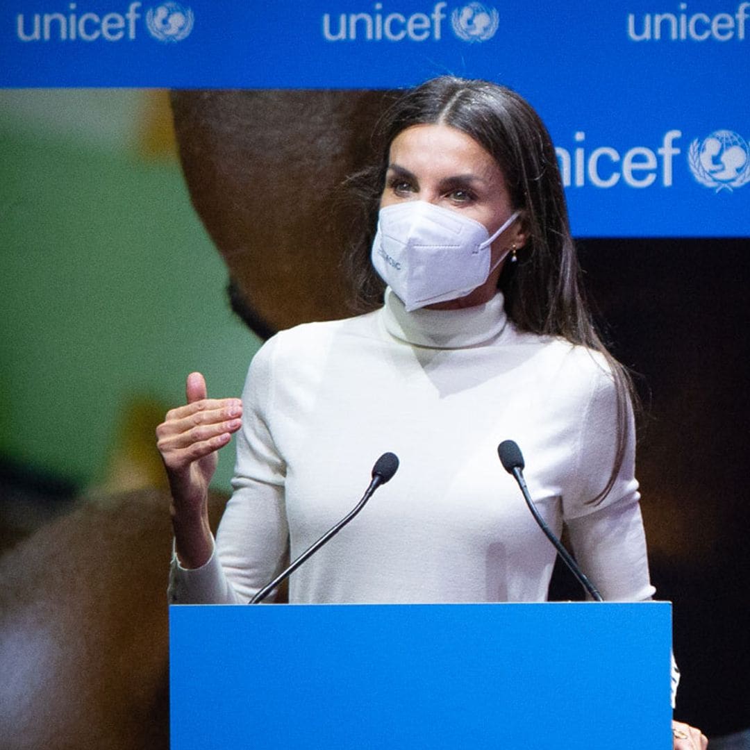 La reina Letizia, nombrada defensora para la salud mental de la infancia y adolescencia de Unicef