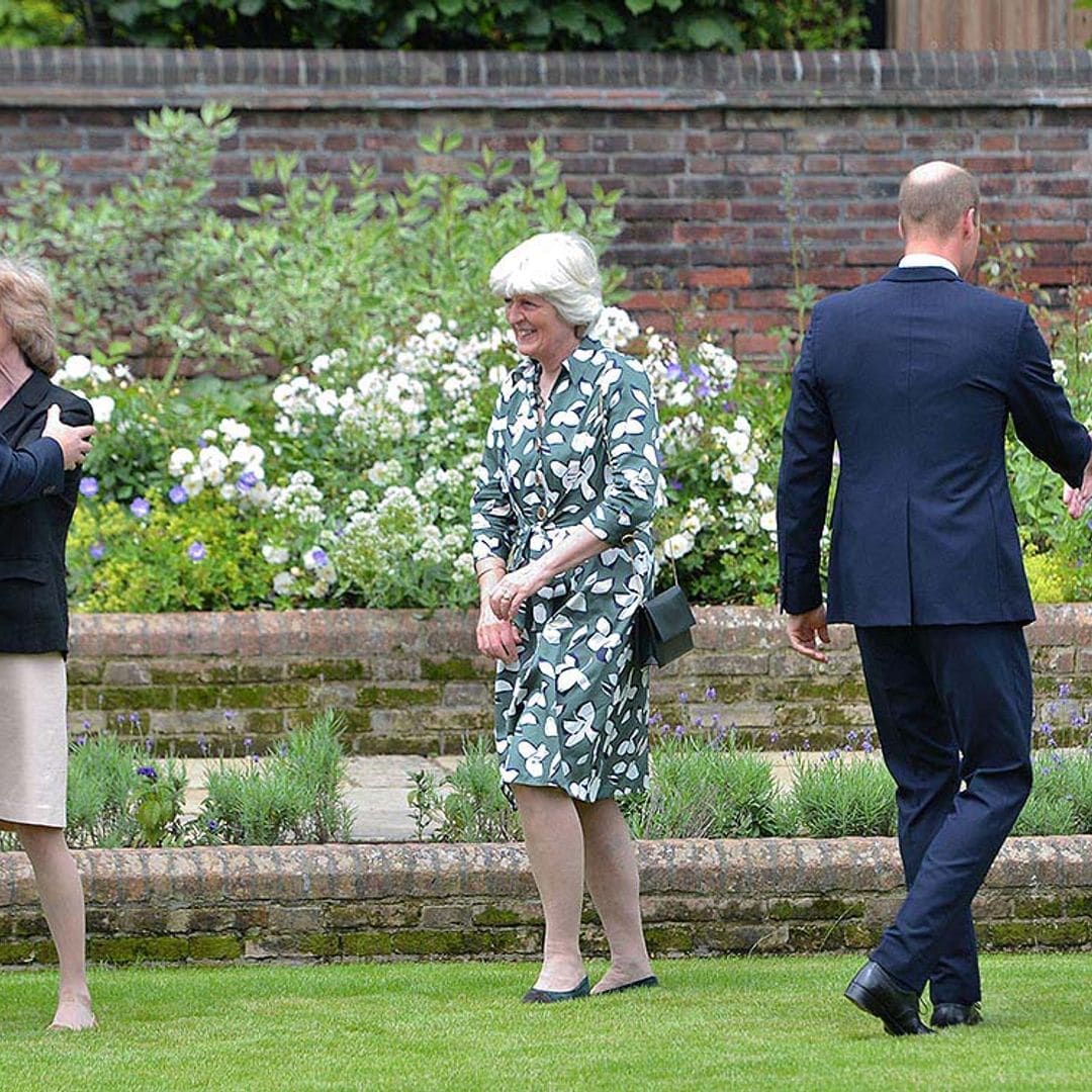 Los doce invitados que han acompañado a Harry y Guillermo para inaugurar la estatua de Diana