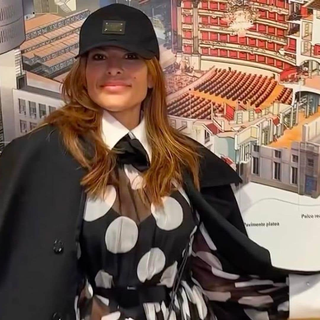 Eva Mendes disfruta de las calles de Milán con el atuendo más sofisticado