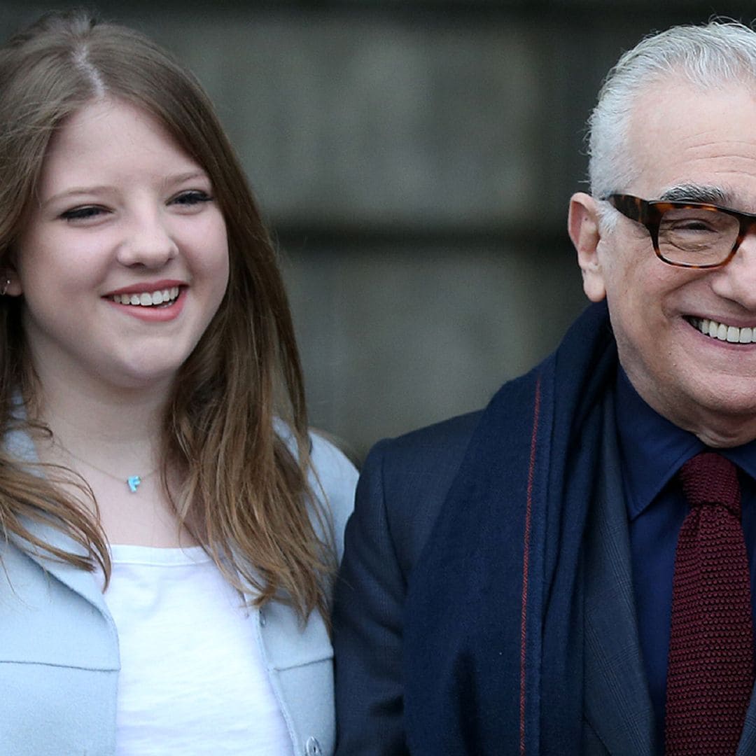 La hija veinteañera de Martin Scorsese que arrasa con sus divertidos vídeos junto a su padre