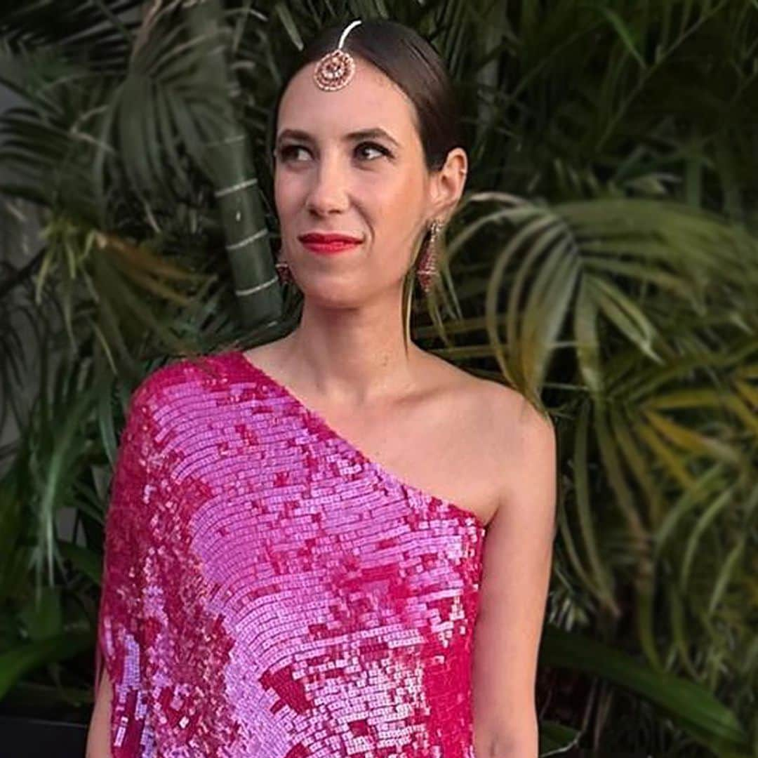 Tatiana Santo Domingo triunfa en Bombay con un vestido 'brilli' que recuerda a Taylor Swift