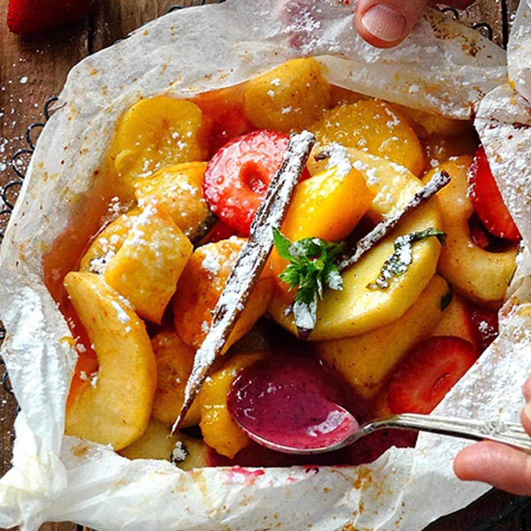 El papillote, una manera deliciosa y diferente de comer frutas