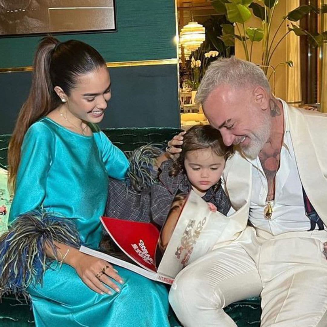 Gianluca Vacchi y Sharon Fonseca bautizan a su hija de 3 años en una ceremonia íntima y cargada de significado