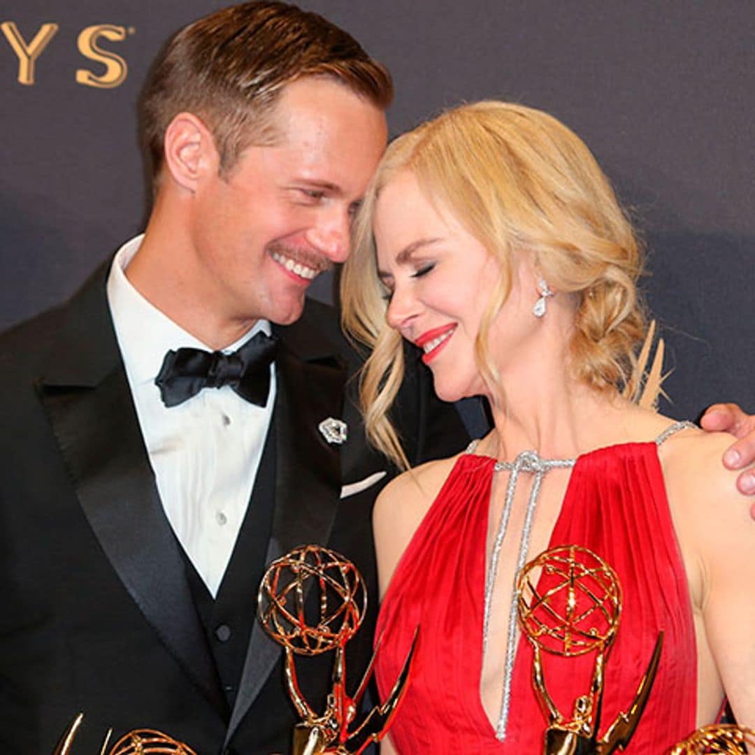 Nicole Kidman se pronuncia sobre su beso con Alexander Skarsgård en los Emmy