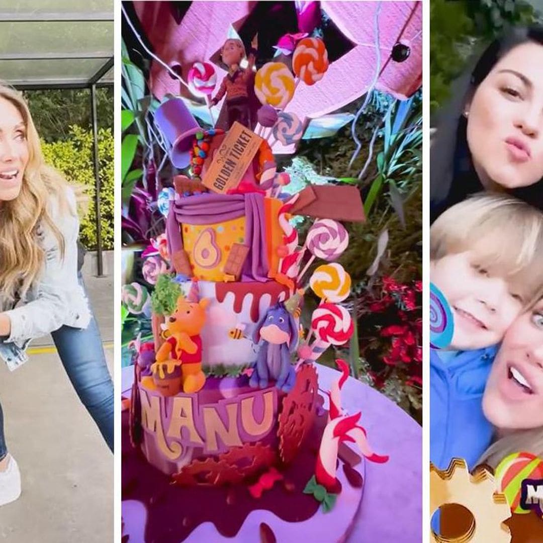 Anahí celebra el cumpleaños de su hijo, Manu, con una increíble fiesta de dulces