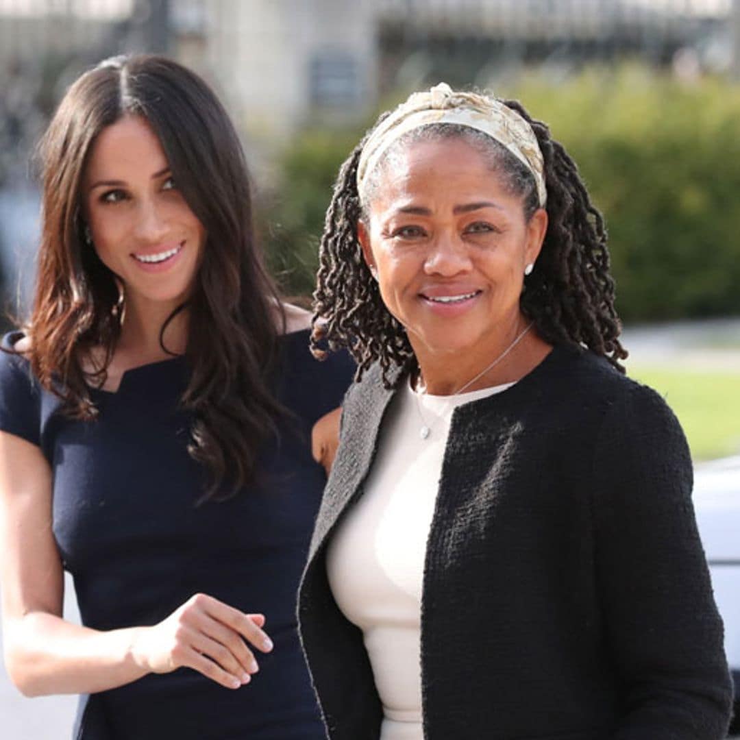 La mamá de Meghan Markle y su reacción tras convertirse en abuela