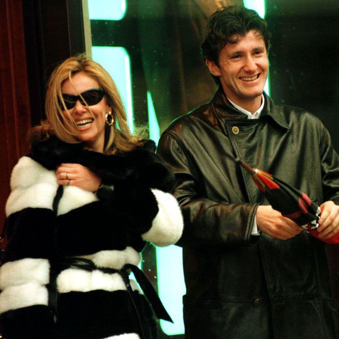 LA ACTRIZ ANA OBREGON Y EL FUTBOLISTA DAVOR SUKER PASEANDO POR LONDRES AH / CDM / Â©KORPA 24/02/97 LONDRES *** Local Caption ***