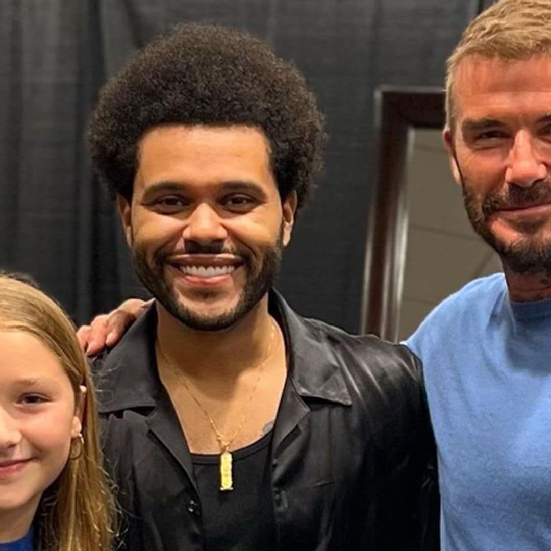 El momento vergonzoso de David Beckham con su hija Harper en un concierto