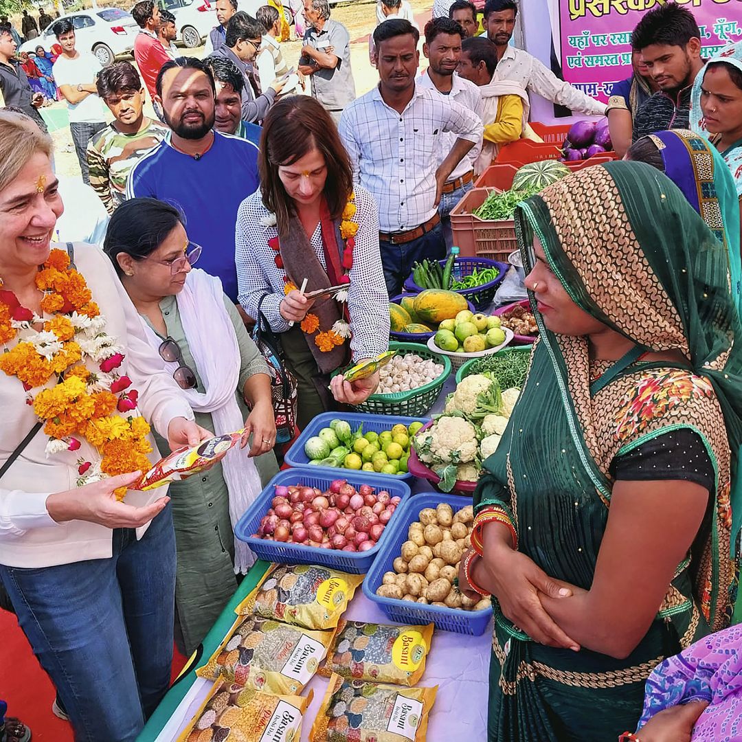 La infanta Cristina en la India