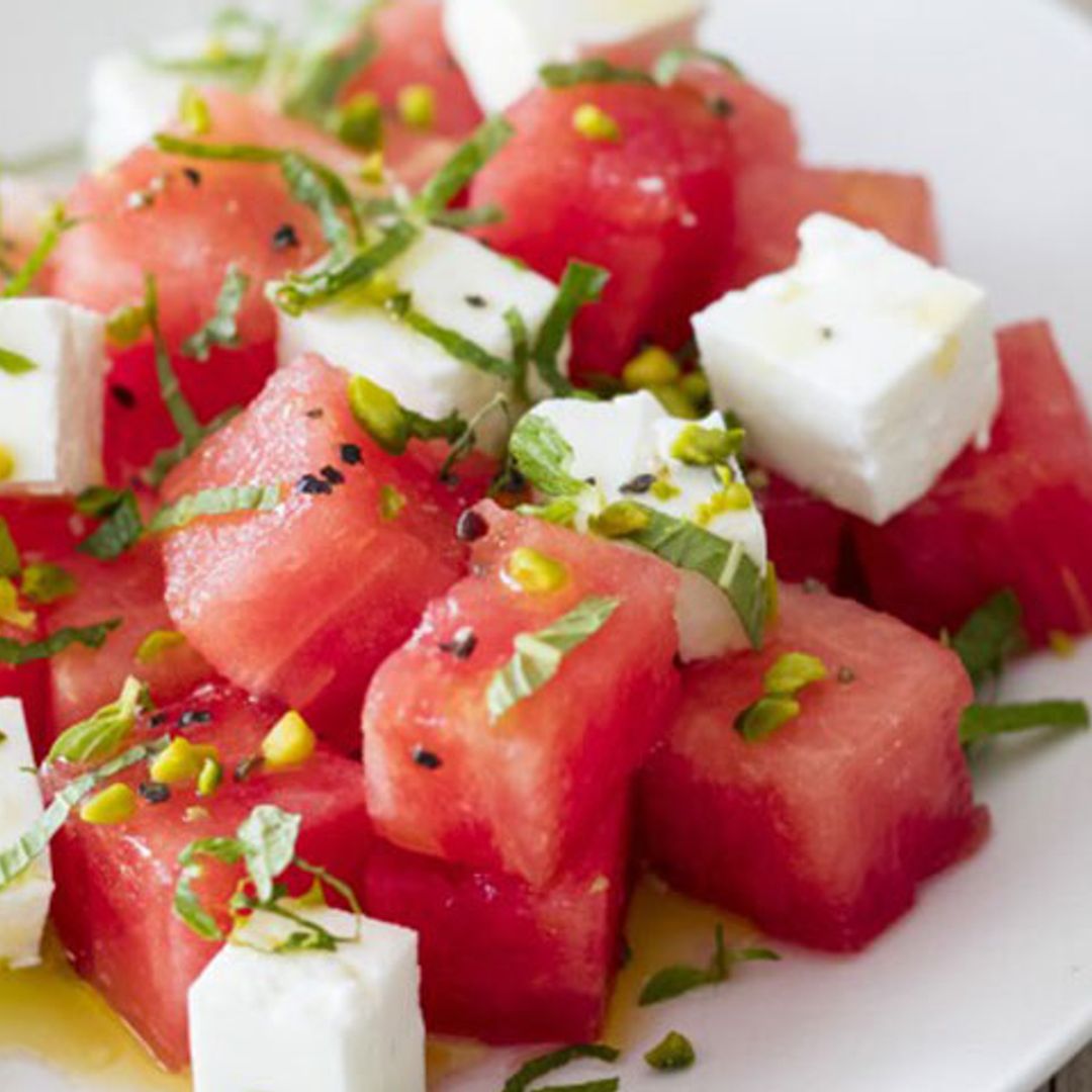 Ensalada 'Caprese' de sandía