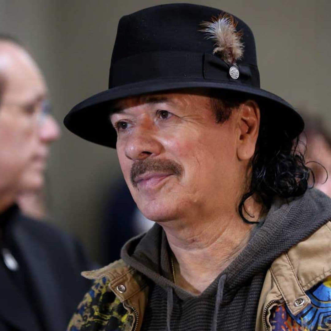 El músico Carlos Santana se desmaya en plena actuación