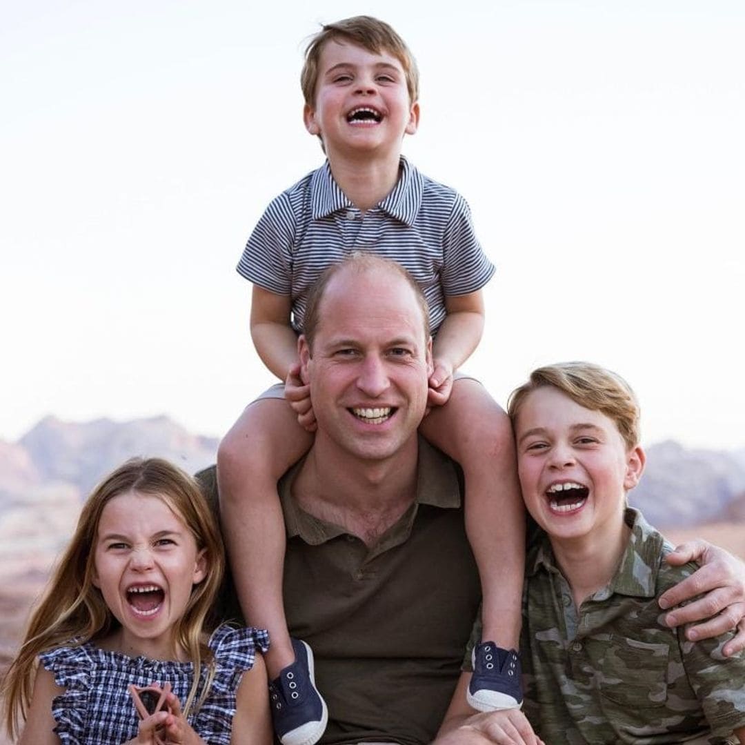 Con la foto más entrañable, el Príncipe William celebra el Día del Padre