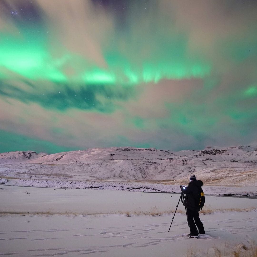 Así son las auroras boreales más impresionantes del Polo Norte