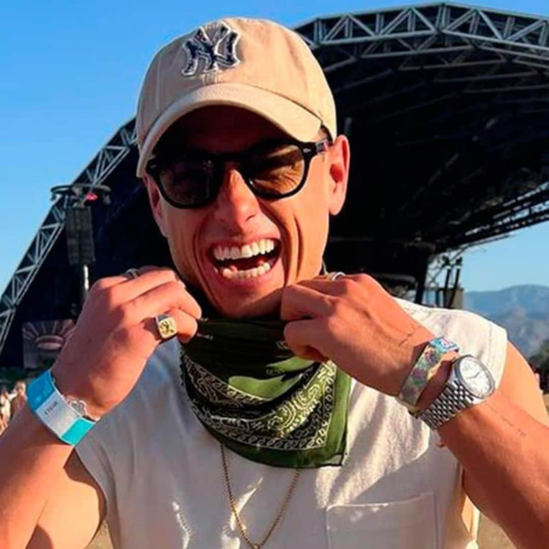 El Chicharito y su divertida aventura en Coachella