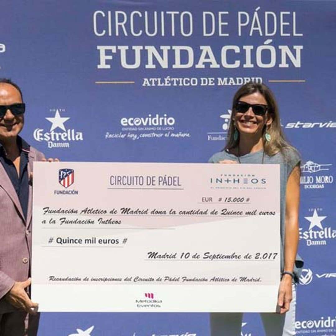 La Fundación Atlético de Madrid colabora con la Fundación Intheos en su lucha contra el cáncer