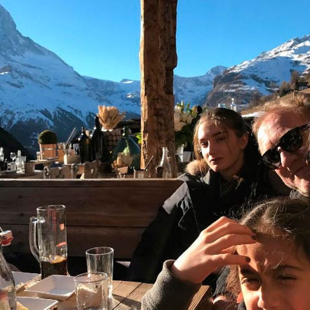 Los Pinault Hayek cierran el año en los Alpes Suizos con mucho glamour