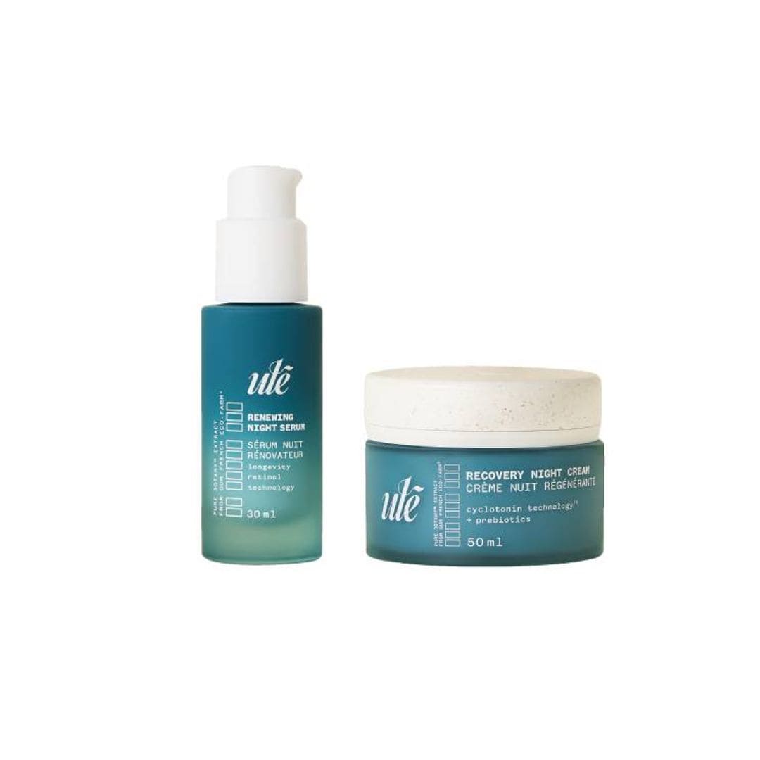 Renewing Night Serum y Recovery Night Cream, de Ulé