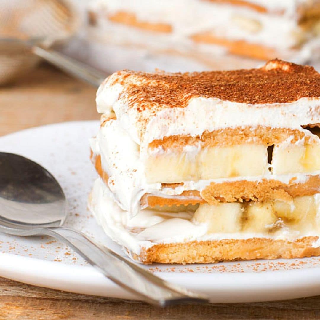 Tiramisú de chocolate blanco