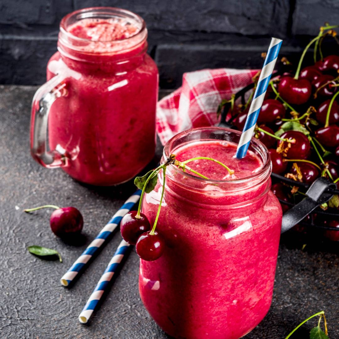 'Smoothie' de cerezas y manzana