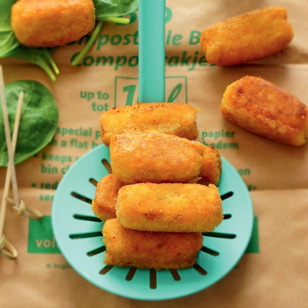 Croquetas ligeras de zanahoria