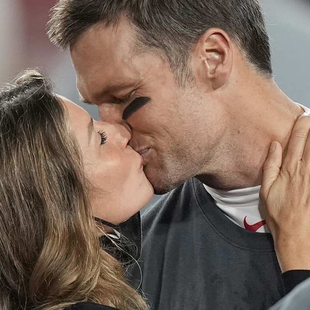 Gisele Bündchen, Tom Brady y el beso viral de la victoria en la Super Bowl