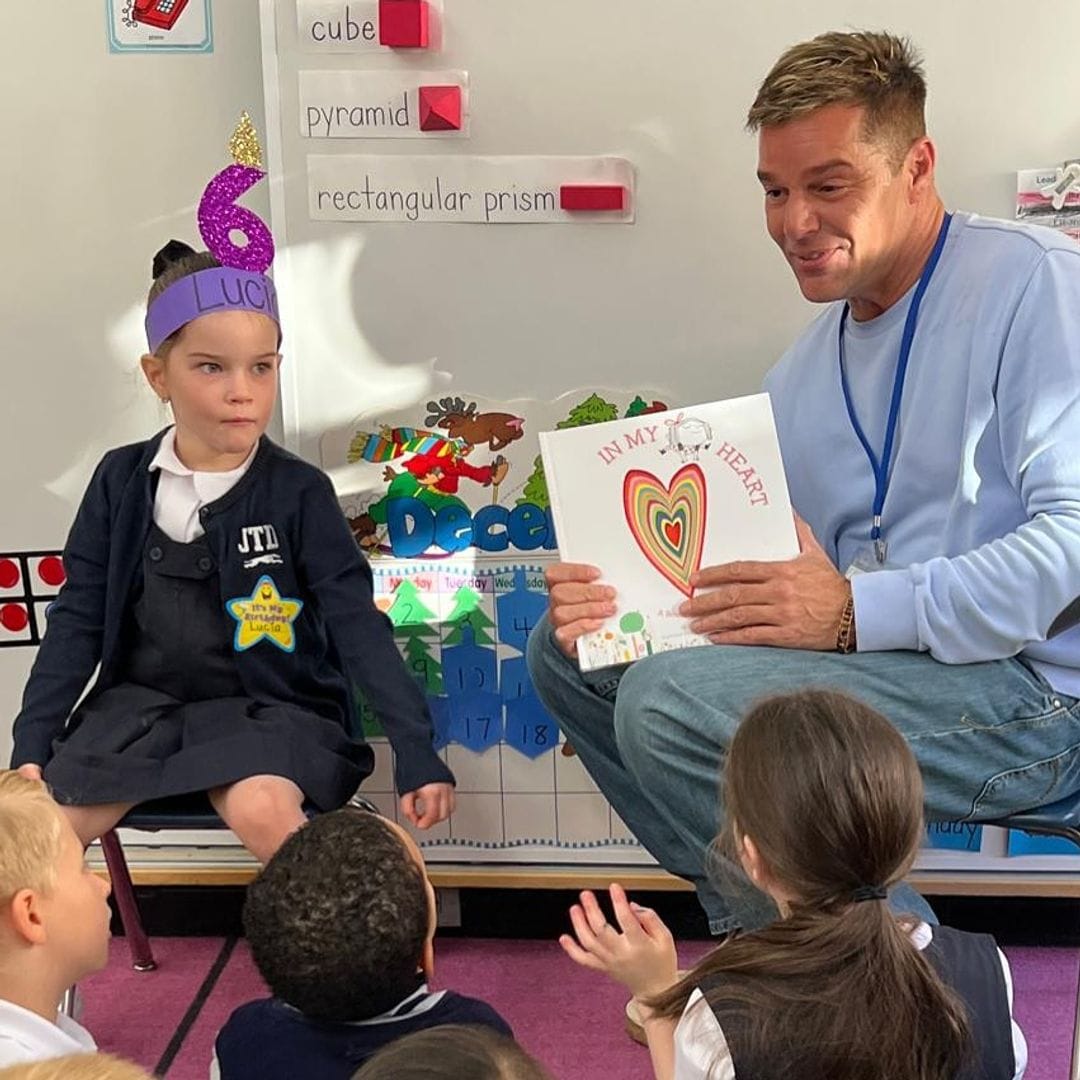 Junto a su pequeña Lucía, Ricky Martin muestra su lado más tierno como papá