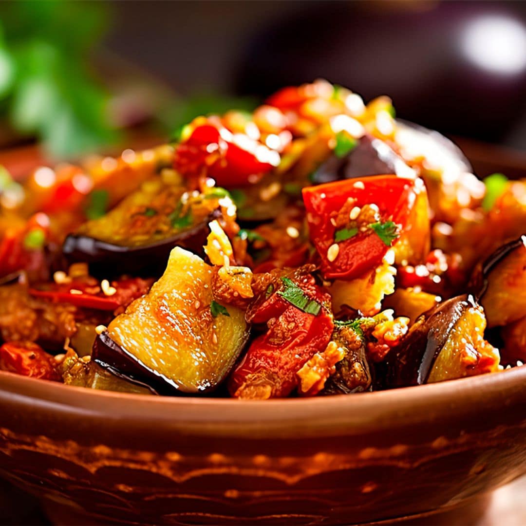 'Zaalouk' (ensalada de berenjenas y tomate)