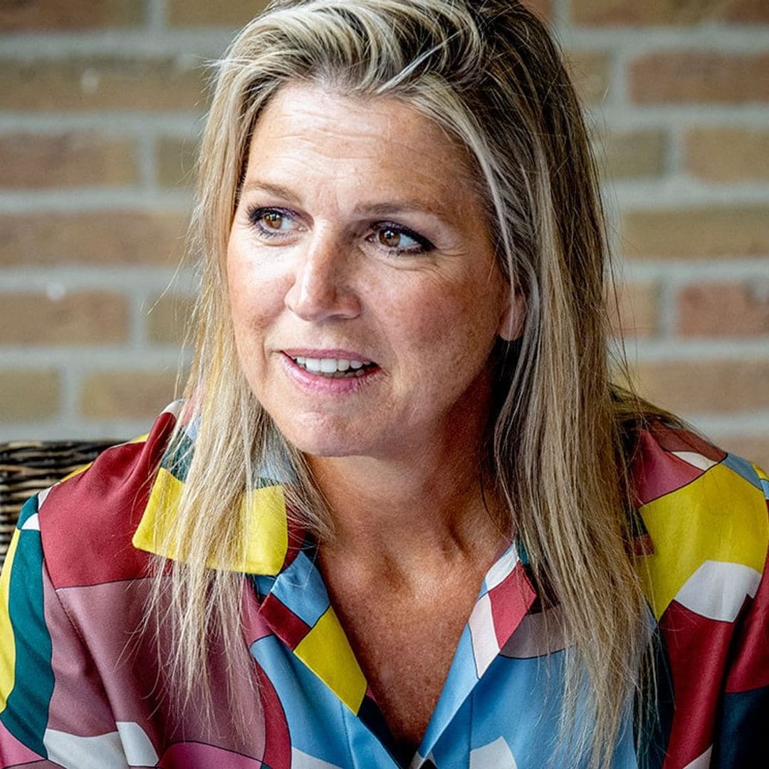 Máxima de Holanda retoma su agenda enfundada en sus looks más coloridos