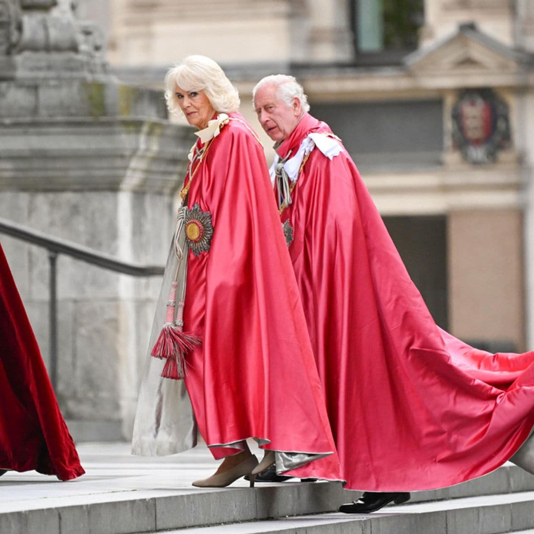 Los reyes Carlos y Camilla, en la majestuosa ceremonia de la Orden del Imperio Británico ante casi 2.000 invitados