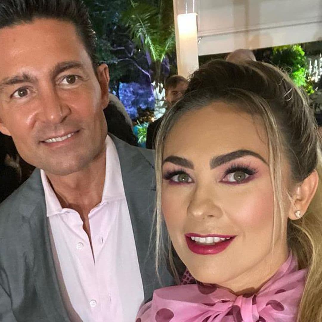 Aracely Arámbula y Fernando Colunga se reencontraron con mucho gusto