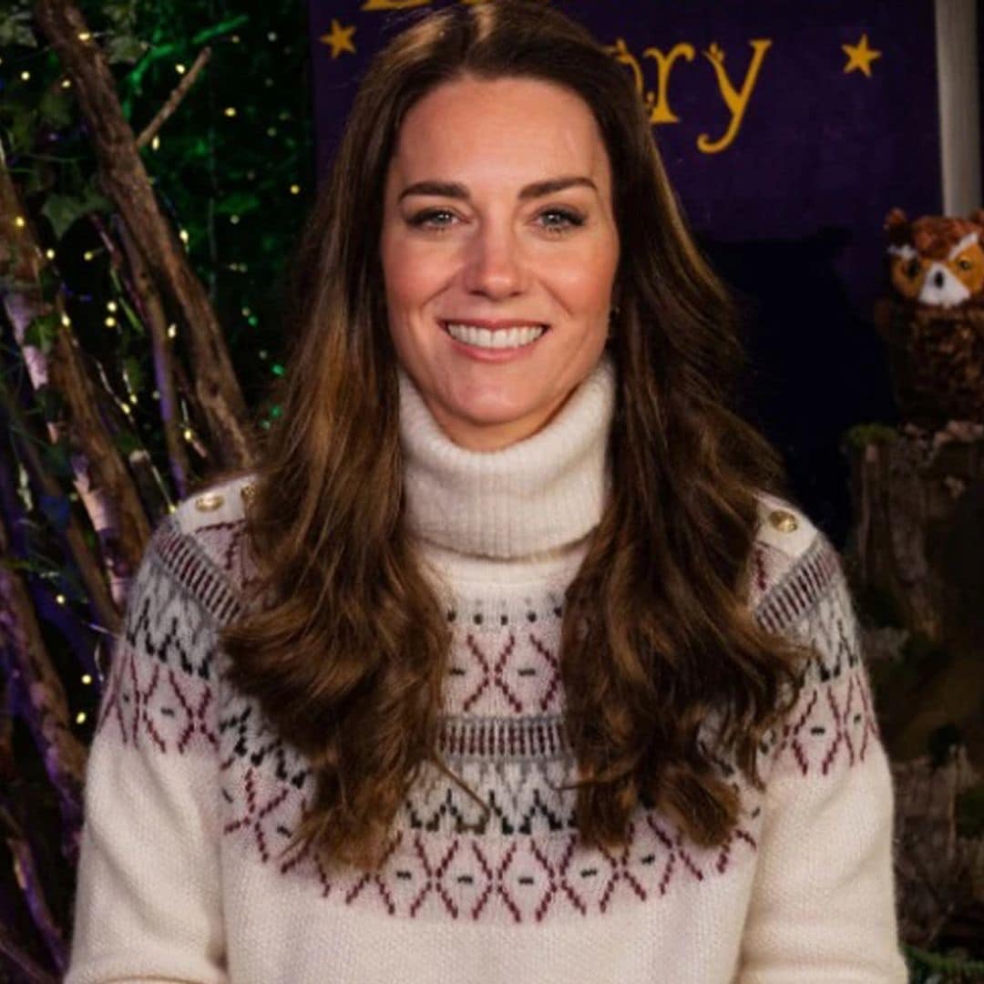 Kate Middleton inaugura las fiestas con un jersey muy navideño y calentito